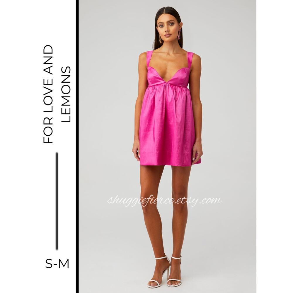 MSRP: $249 | ✨ For Love & Lemons “Selena” Mini Dress Size S-M✨SAME DAY SHIP
